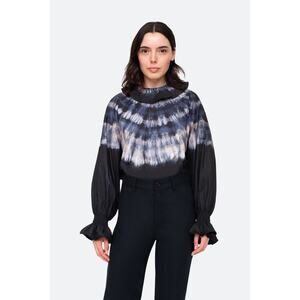 Sea New York Daria Ruffle Balloon Sleeve Blouse XS